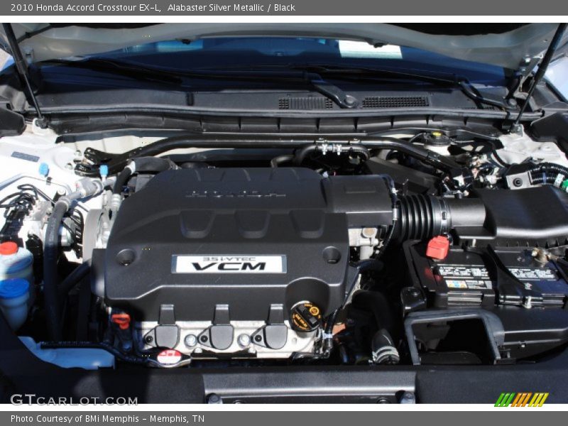 Alabaster Silver Metallic / Black 2010 Honda Accord Crosstour EX-L