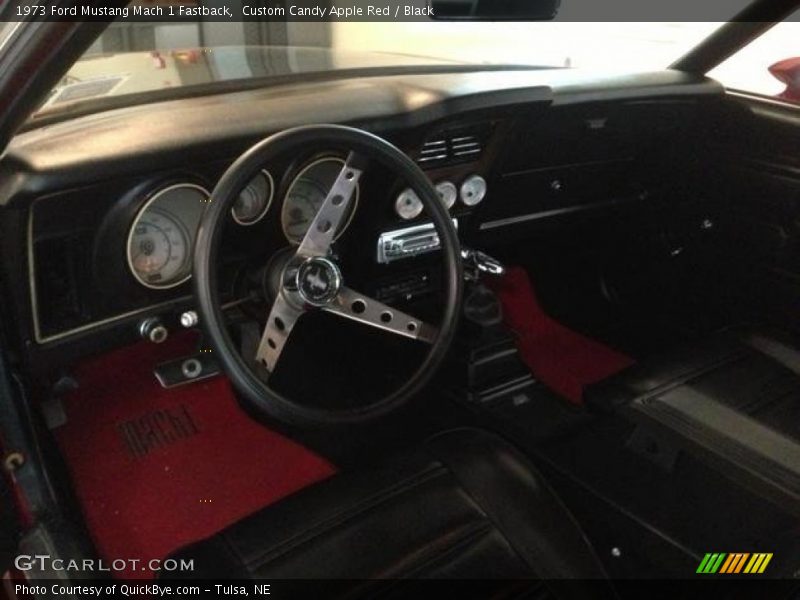  1973 Mustang Mach 1 Fastback Black Interior