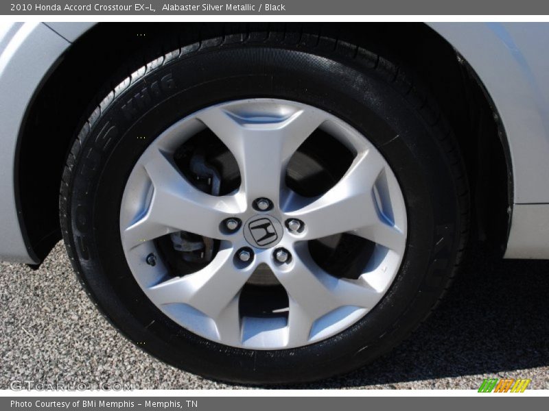 Alabaster Silver Metallic / Black 2010 Honda Accord Crosstour EX-L