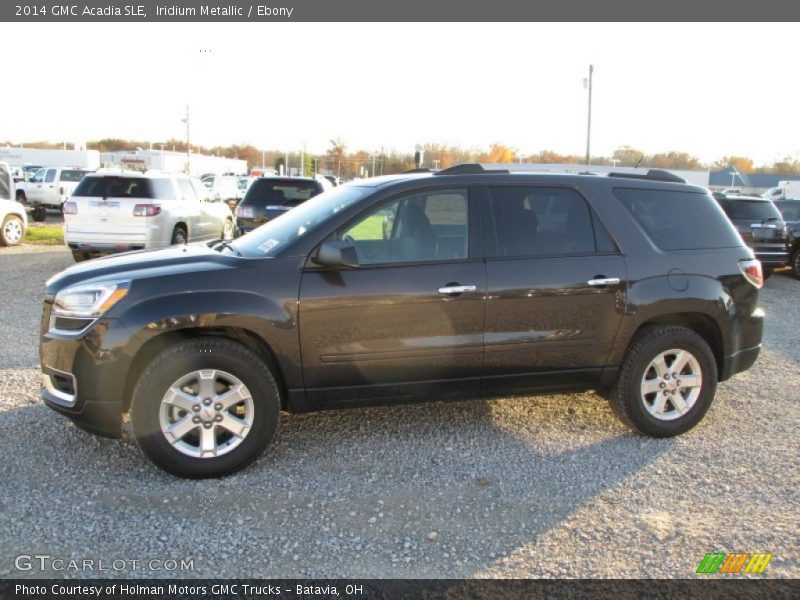 Iridium Metallic / Ebony 2014 GMC Acadia SLE