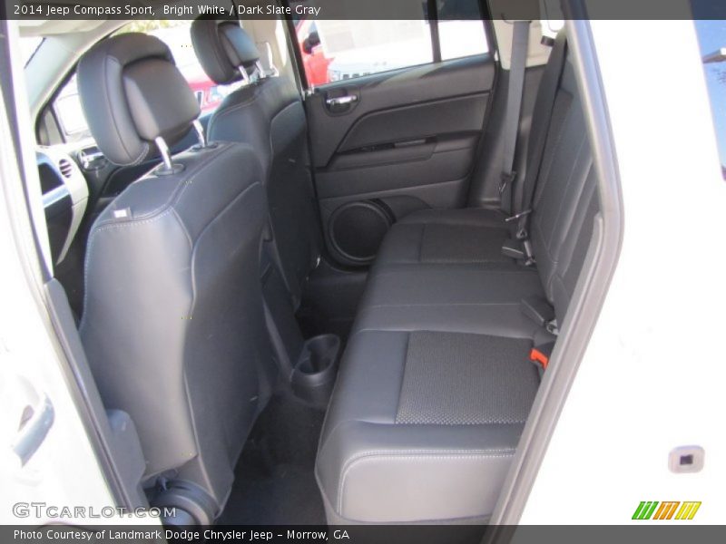 Bright White / Dark Slate Gray 2014 Jeep Compass Sport