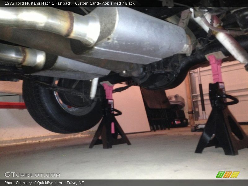 Undercarriage of 1973 Mustang Mach 1 Fastback