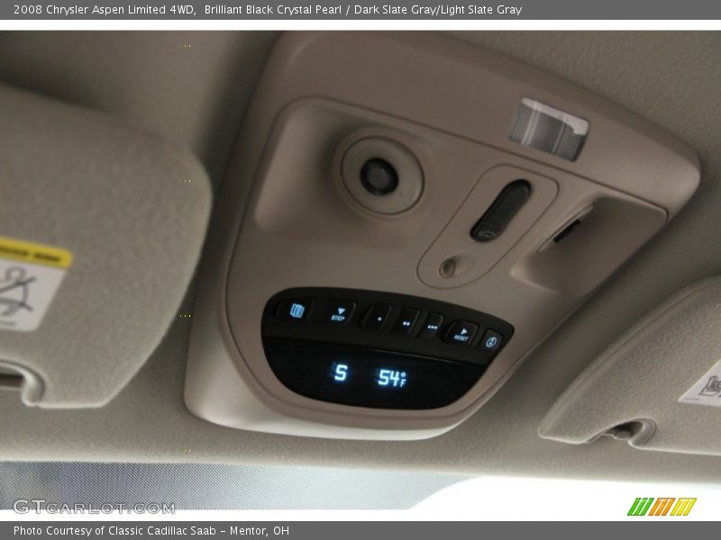 Brilliant Black Crystal Pearl / Dark Slate Gray/Light Slate Gray 2008 Chrysler Aspen Limited 4WD