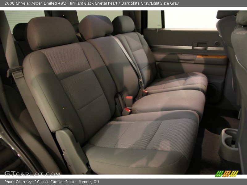 Brilliant Black Crystal Pearl / Dark Slate Gray/Light Slate Gray 2008 Chrysler Aspen Limited 4WD
