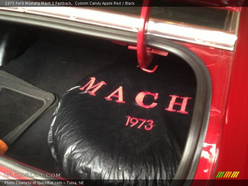 Custom Candy Apple Red / Black 1973 Ford Mustang Mach 1 Fastback