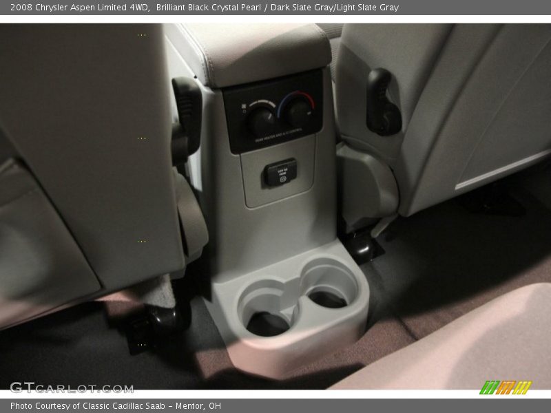 Brilliant Black Crystal Pearl / Dark Slate Gray/Light Slate Gray 2008 Chrysler Aspen Limited 4WD