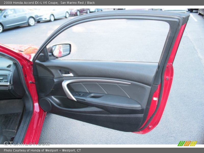San Marino Red / Black 2009 Honda Accord EX-L V6 Coupe