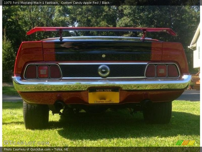 Custom Candy Apple Red / Black 1973 Ford Mustang Mach 1 Fastback