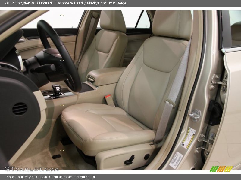 Cashmere Pearl / Black/Light Frost Beige 2012 Chrysler 300 Limited