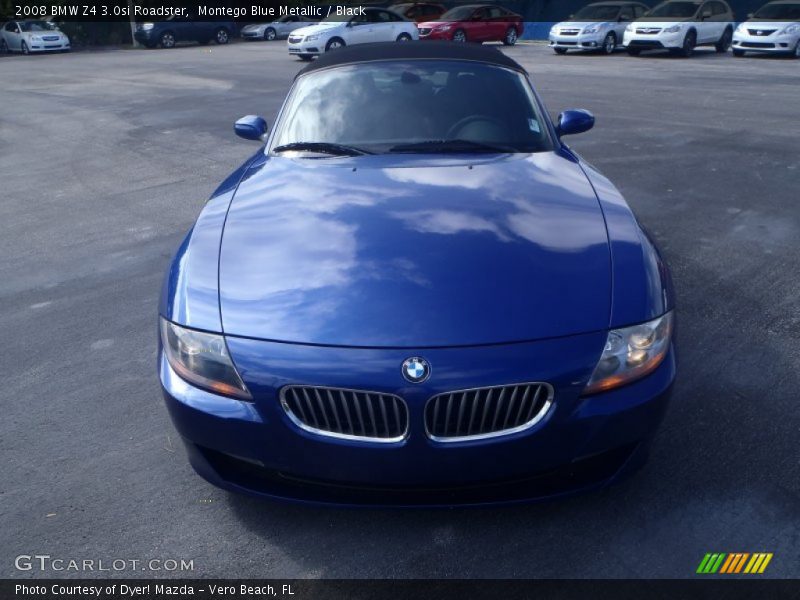 Montego Blue Metallic / Black 2008 BMW Z4 3.0si Roadster