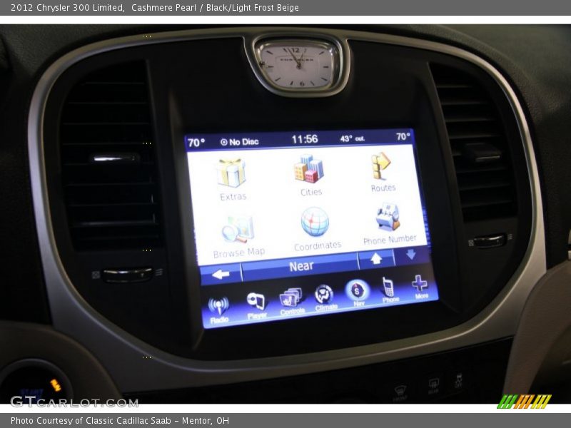 Cashmere Pearl / Black/Light Frost Beige 2012 Chrysler 300 Limited