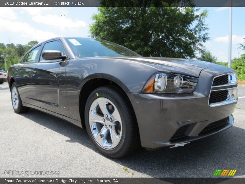 Pitch Black / Black 2013 Dodge Charger SE
