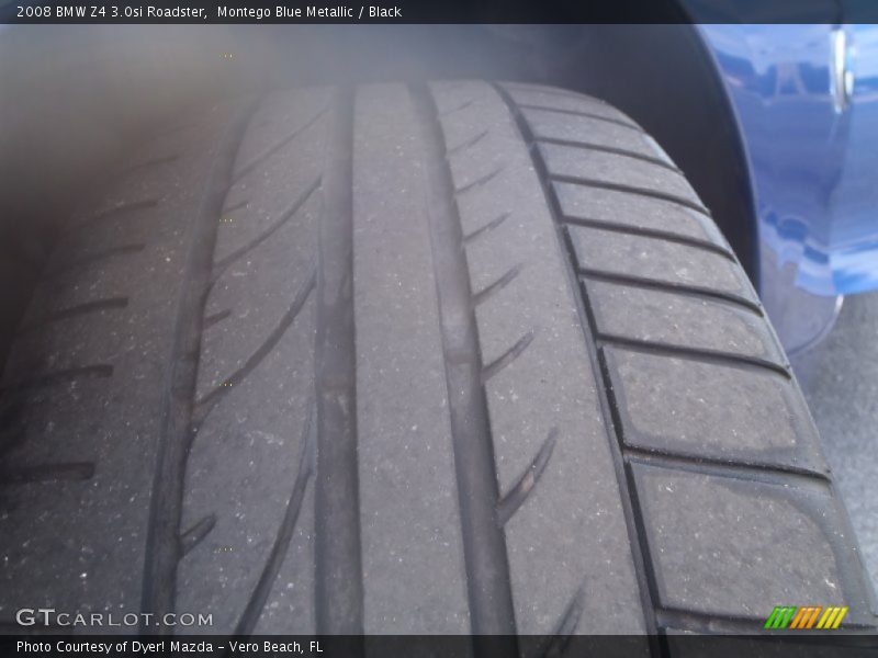 Montego Blue Metallic / Black 2008 BMW Z4 3.0si Roadster
