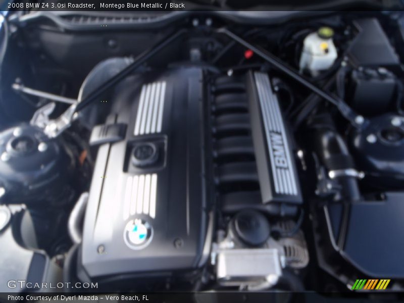 Montego Blue Metallic / Black 2008 BMW Z4 3.0si Roadster
