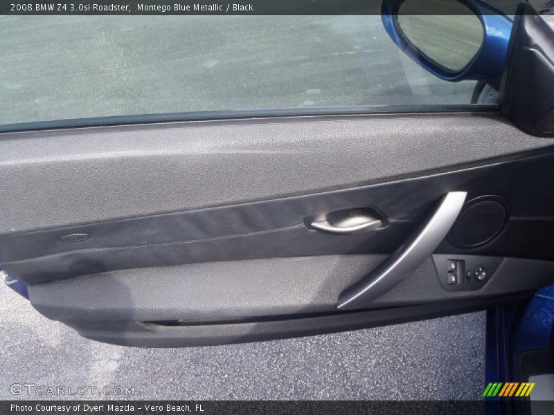 Montego Blue Metallic / Black 2008 BMW Z4 3.0si Roadster