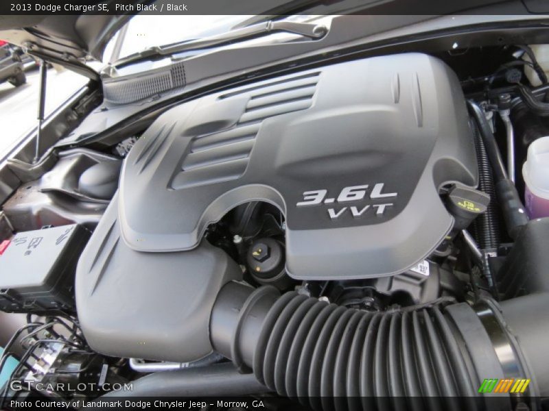 Pitch Black / Black 2013 Dodge Charger SE