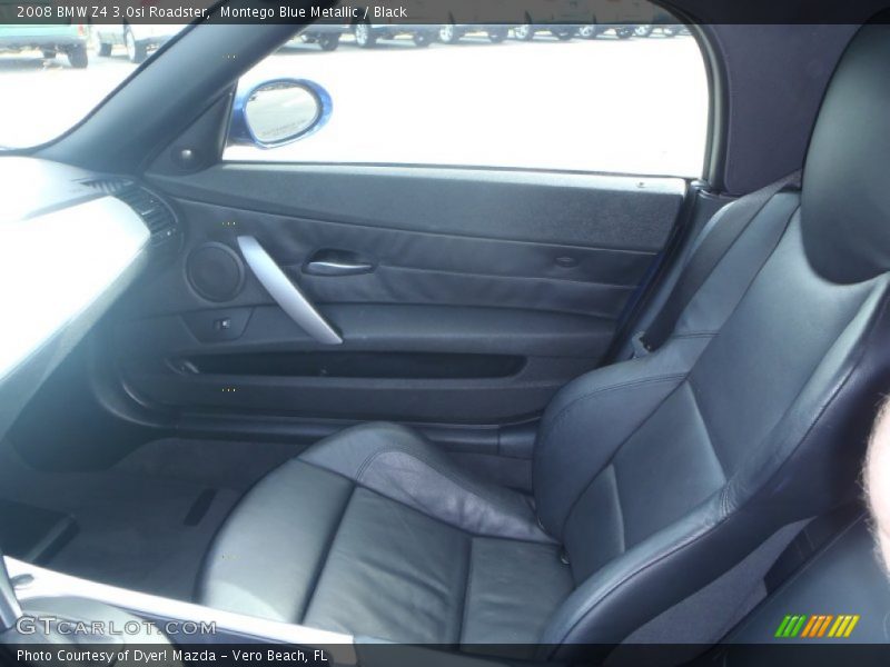 Montego Blue Metallic / Black 2008 BMW Z4 3.0si Roadster