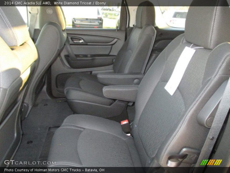 White Diamond Tricoat / Ebony 2014 GMC Acadia SLE AWD