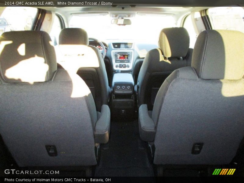 White Diamond Tricoat / Ebony 2014 GMC Acadia SLE AWD