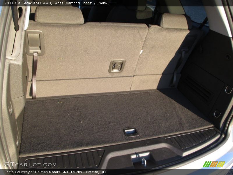 White Diamond Tricoat / Ebony 2014 GMC Acadia SLE AWD