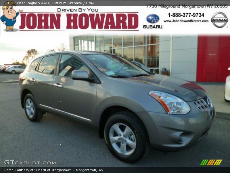 Platinum Graphite / Gray 2013 Nissan Rogue S AWD