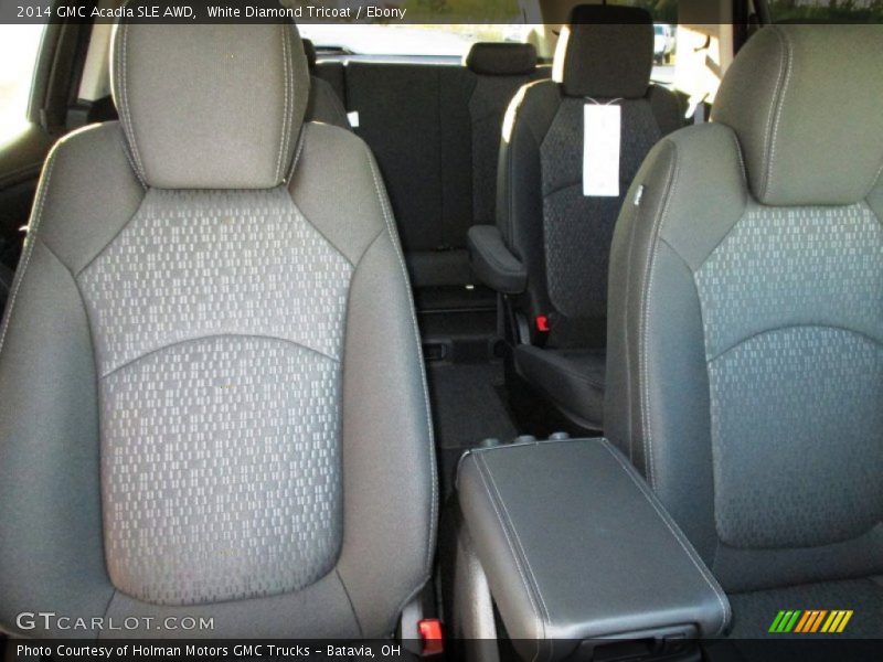 White Diamond Tricoat / Ebony 2014 GMC Acadia SLE AWD