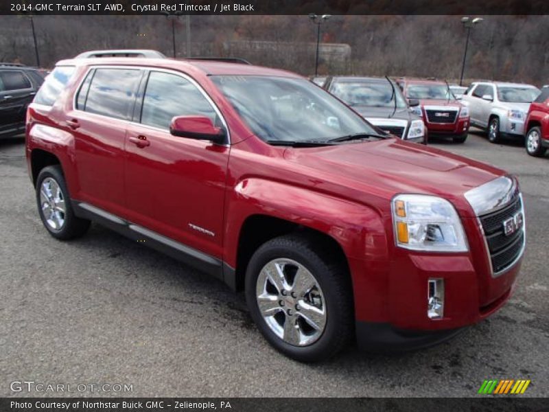 Crystal Red Tintcoat / Jet Black 2014 GMC Terrain SLT AWD