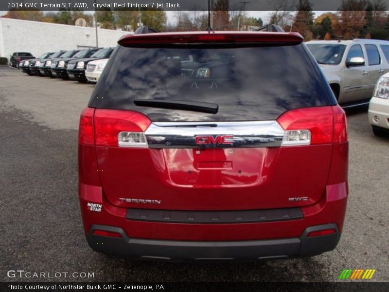 Crystal Red Tintcoat / Jet Black 2014 GMC Terrain SLT AWD