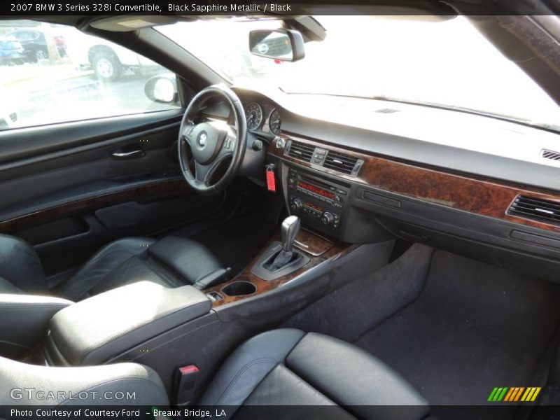 Black Sapphire Metallic / Black 2007 BMW 3 Series 328i Convertible
