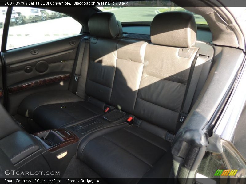 Black Sapphire Metallic / Black 2007 BMW 3 Series 328i Convertible