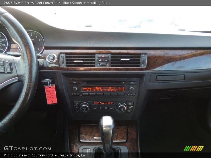 Black Sapphire Metallic / Black 2007 BMW 3 Series 328i Convertible