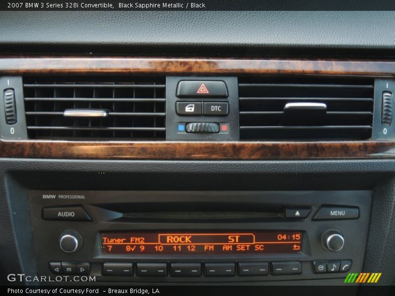 Black Sapphire Metallic / Black 2007 BMW 3 Series 328i Convertible