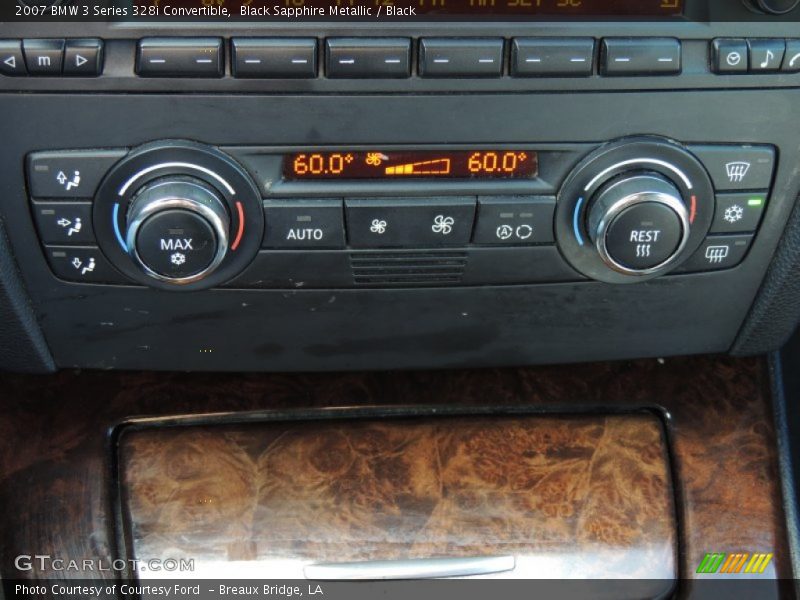 Black Sapphire Metallic / Black 2007 BMW 3 Series 328i Convertible