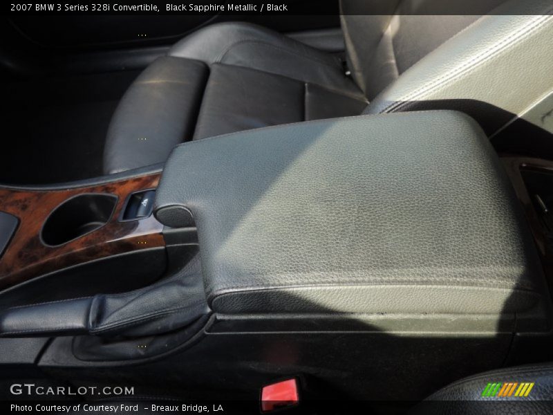 Black Sapphire Metallic / Black 2007 BMW 3 Series 328i Convertible