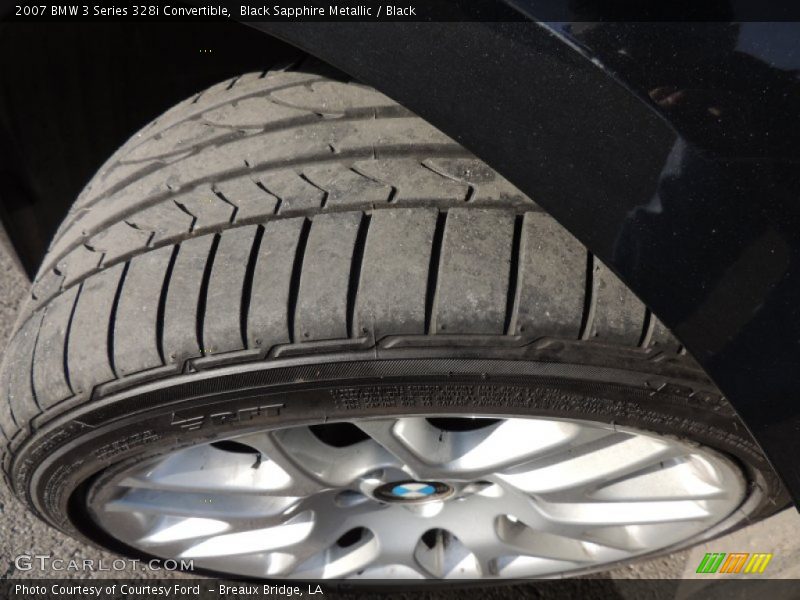 Black Sapphire Metallic / Black 2007 BMW 3 Series 328i Convertible