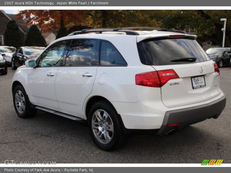 Aspen White Pearl / Parchment 2007 Acura MDX Technology