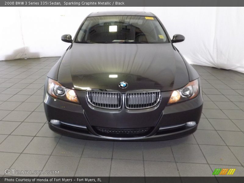 Sparkling Graphite Metallic / Black 2008 BMW 3 Series 335i Sedan