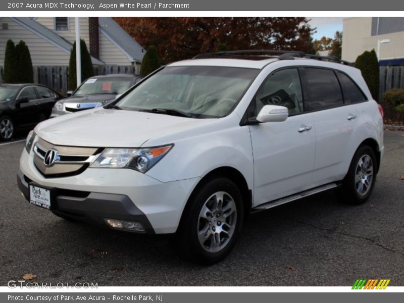 Aspen White Pearl / Parchment 2007 Acura MDX Technology