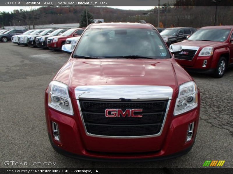 Crystal Red Tintcoat / Jet Black 2014 GMC Terrain SLE AWD