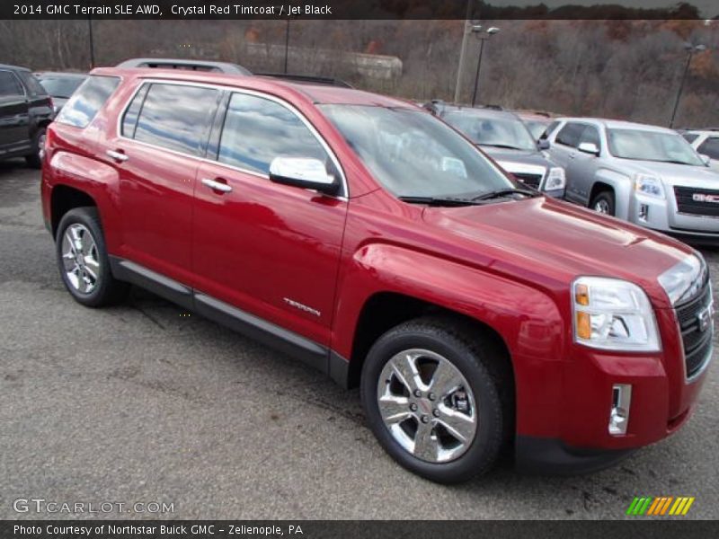 Crystal Red Tintcoat / Jet Black 2014 GMC Terrain SLE AWD