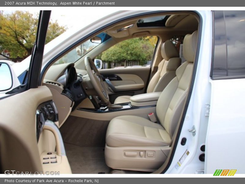 Aspen White Pearl / Parchment 2007 Acura MDX Technology