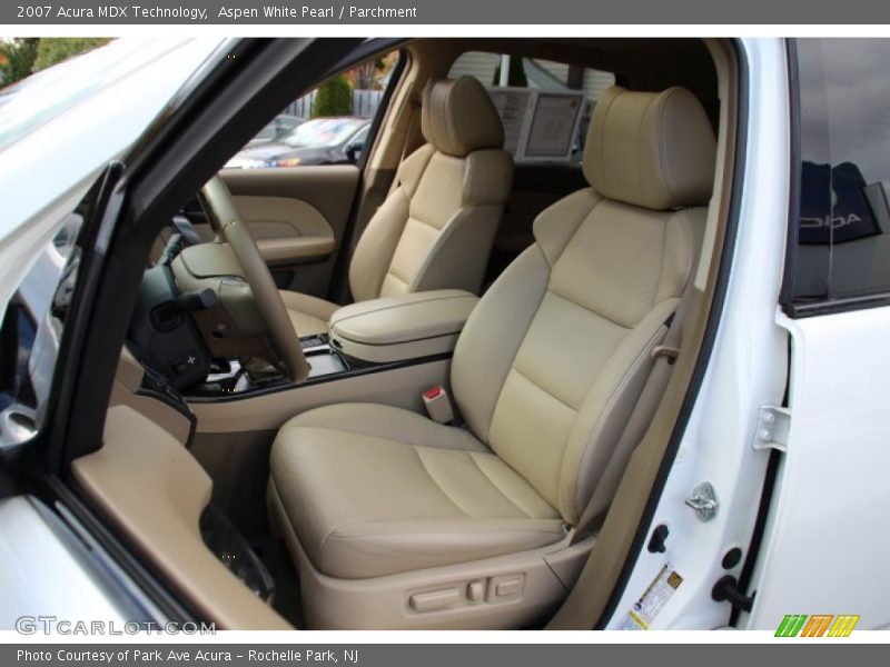 Aspen White Pearl / Parchment 2007 Acura MDX Technology
