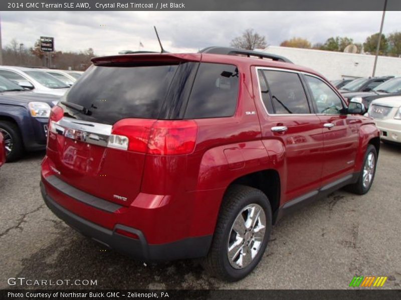 Crystal Red Tintcoat / Jet Black 2014 GMC Terrain SLE AWD