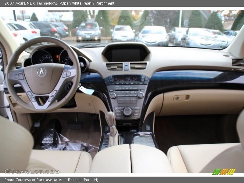 Aspen White Pearl / Parchment 2007 Acura MDX Technology