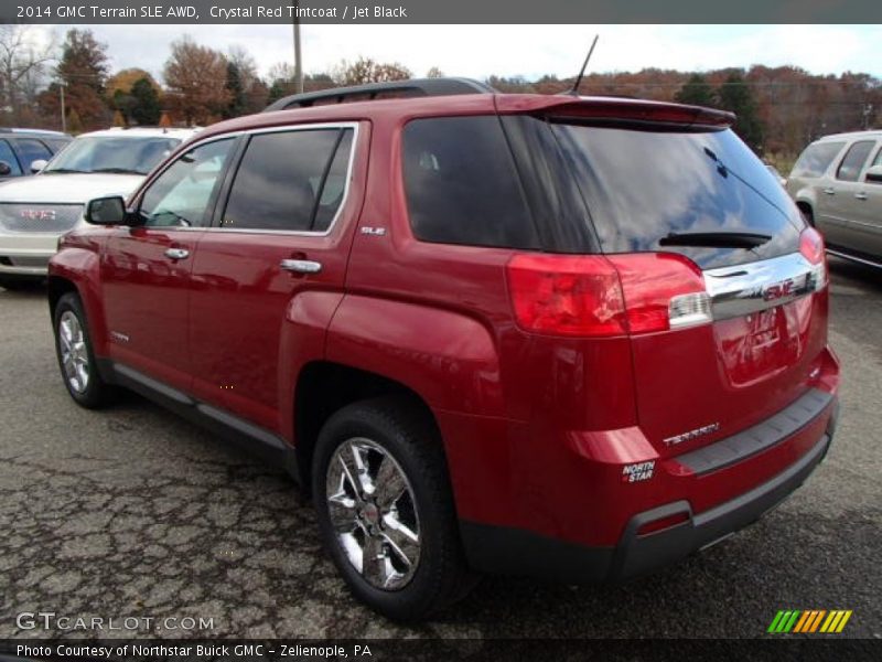 Crystal Red Tintcoat / Jet Black 2014 GMC Terrain SLE AWD