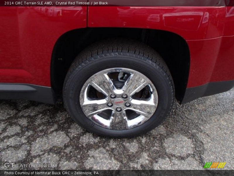 Crystal Red Tintcoat / Jet Black 2014 GMC Terrain SLE AWD