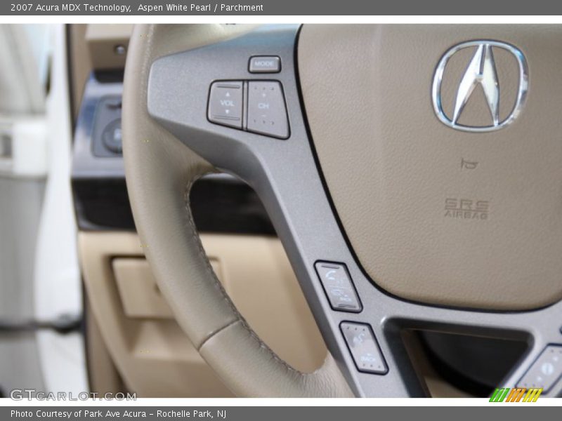 Aspen White Pearl / Parchment 2007 Acura MDX Technology