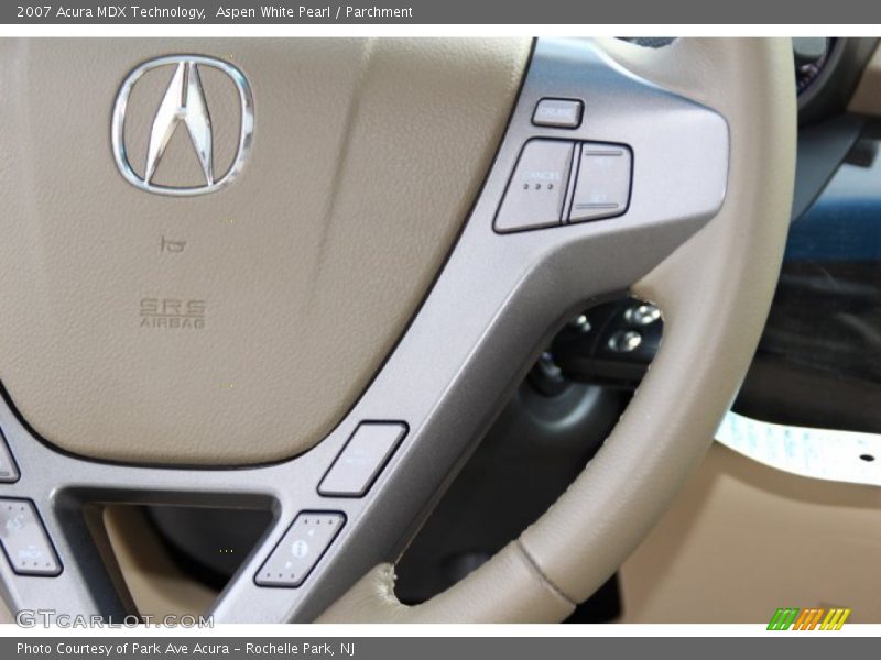 Aspen White Pearl / Parchment 2007 Acura MDX Technology