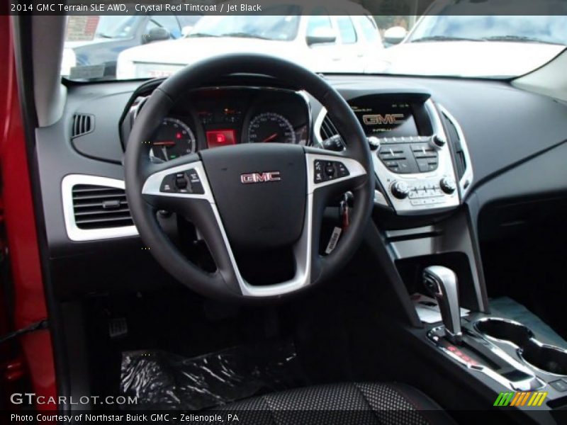 Crystal Red Tintcoat / Jet Black 2014 GMC Terrain SLE AWD