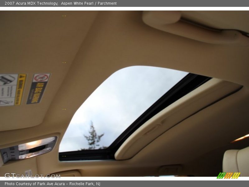 Aspen White Pearl / Parchment 2007 Acura MDX Technology